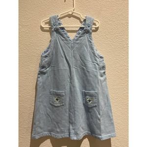 1998 blue floral Vintage girls Gymboree dress